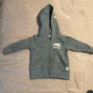 Baby roots zip up hoodie